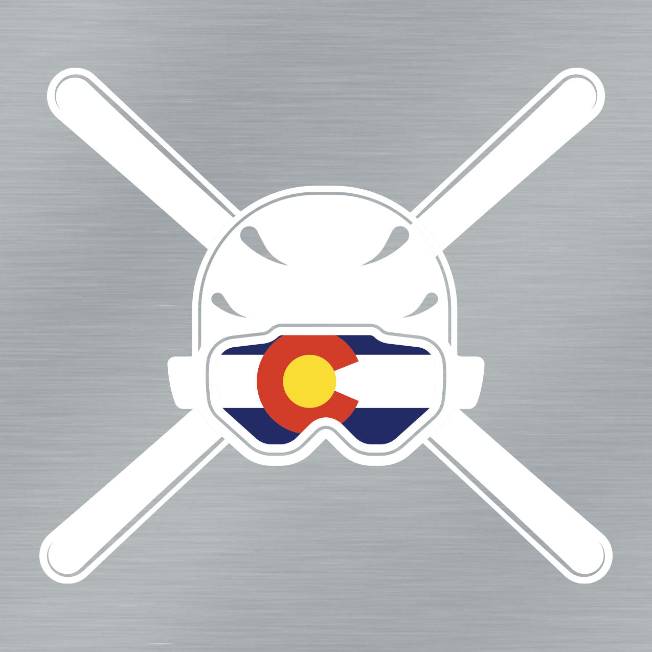 Colorado SKI and Crosspoles Sticker