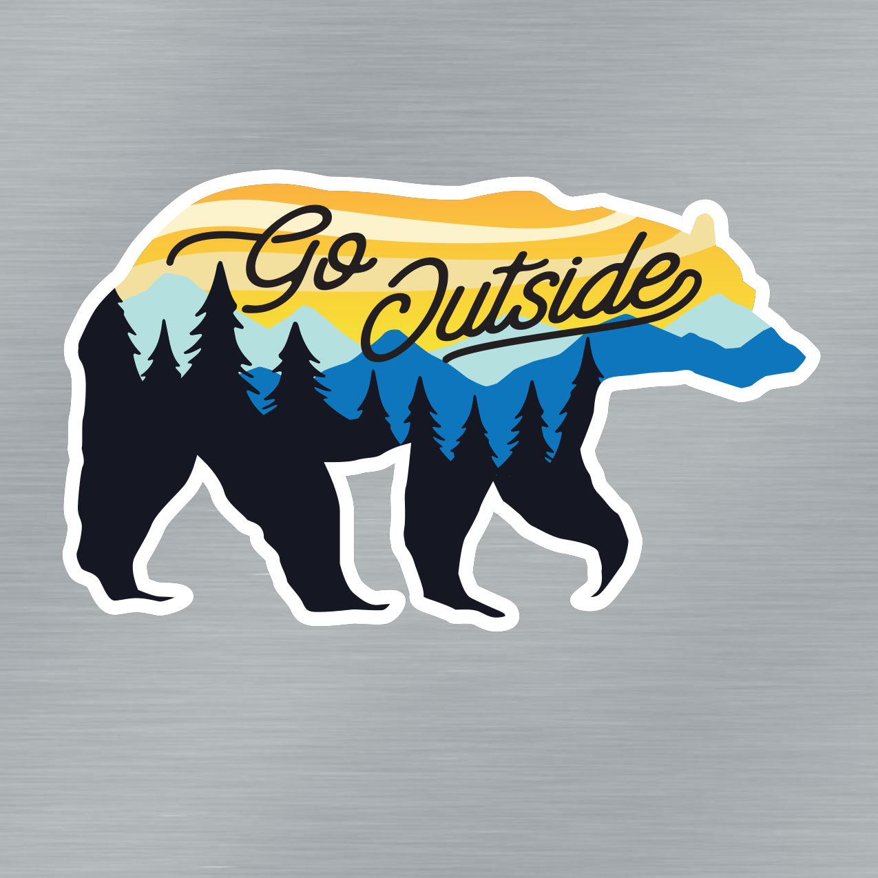 Mountain Bear Sticker