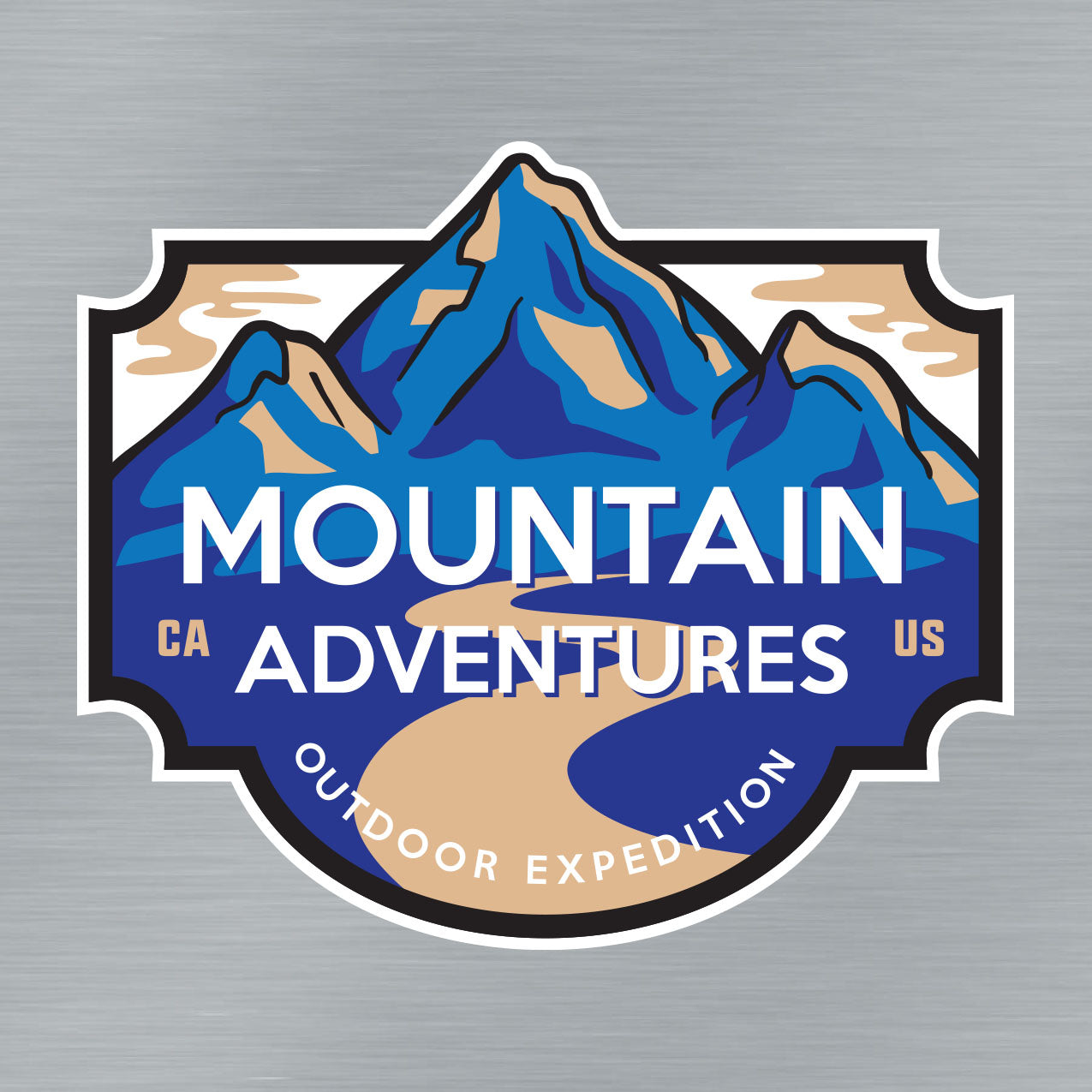 Mountain Adventures Sticker