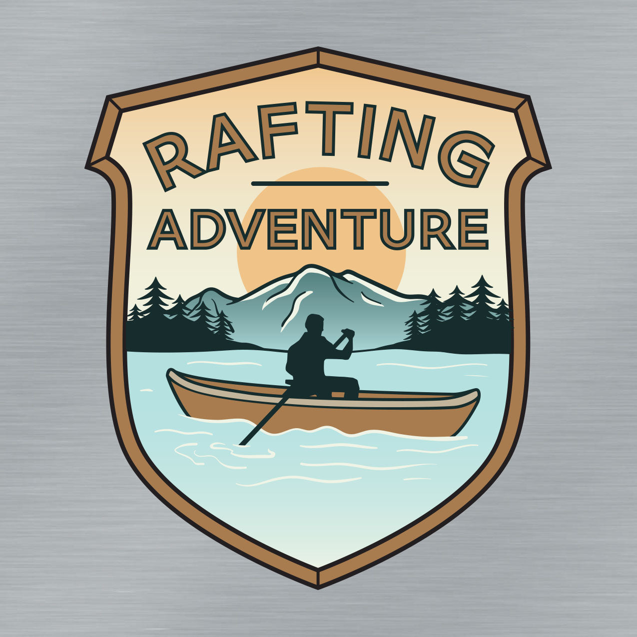 Rafting Sticker