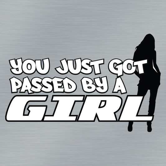 Passed By A Girl Sticker