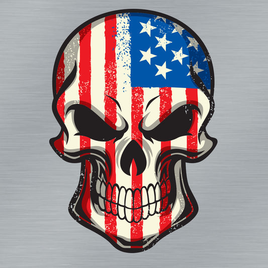 buy American skull sticker online