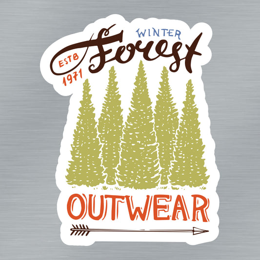 Forest Outwear Sticker