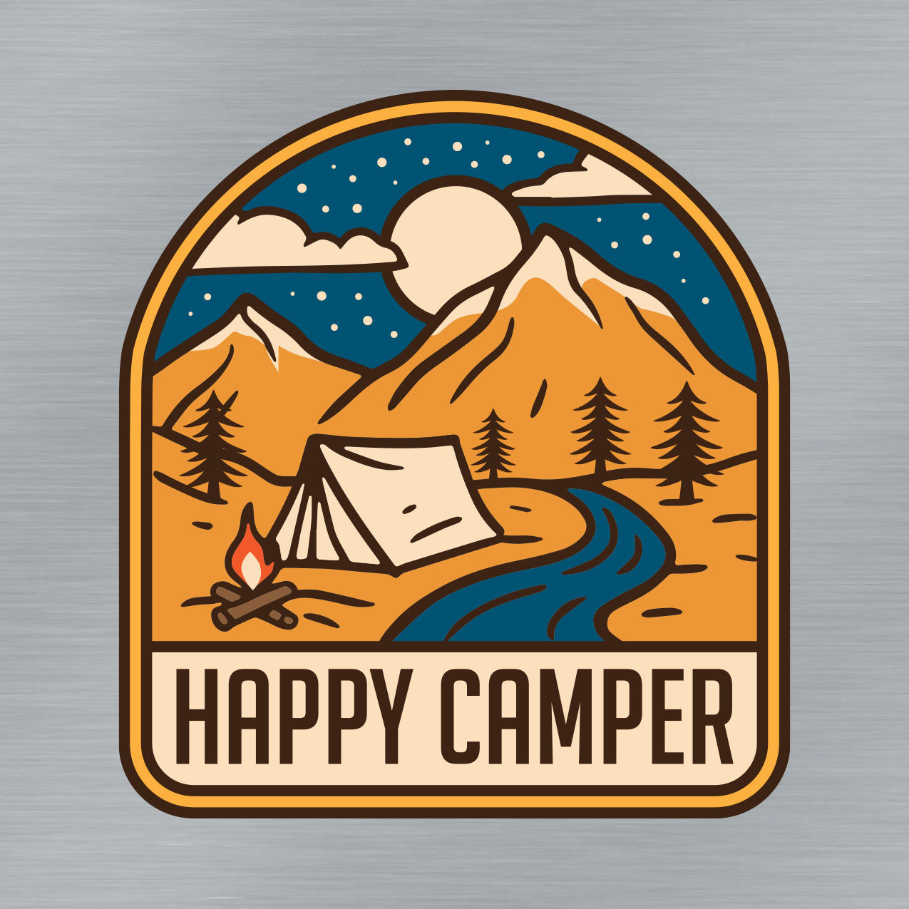 buy Happy Camper Stickers online