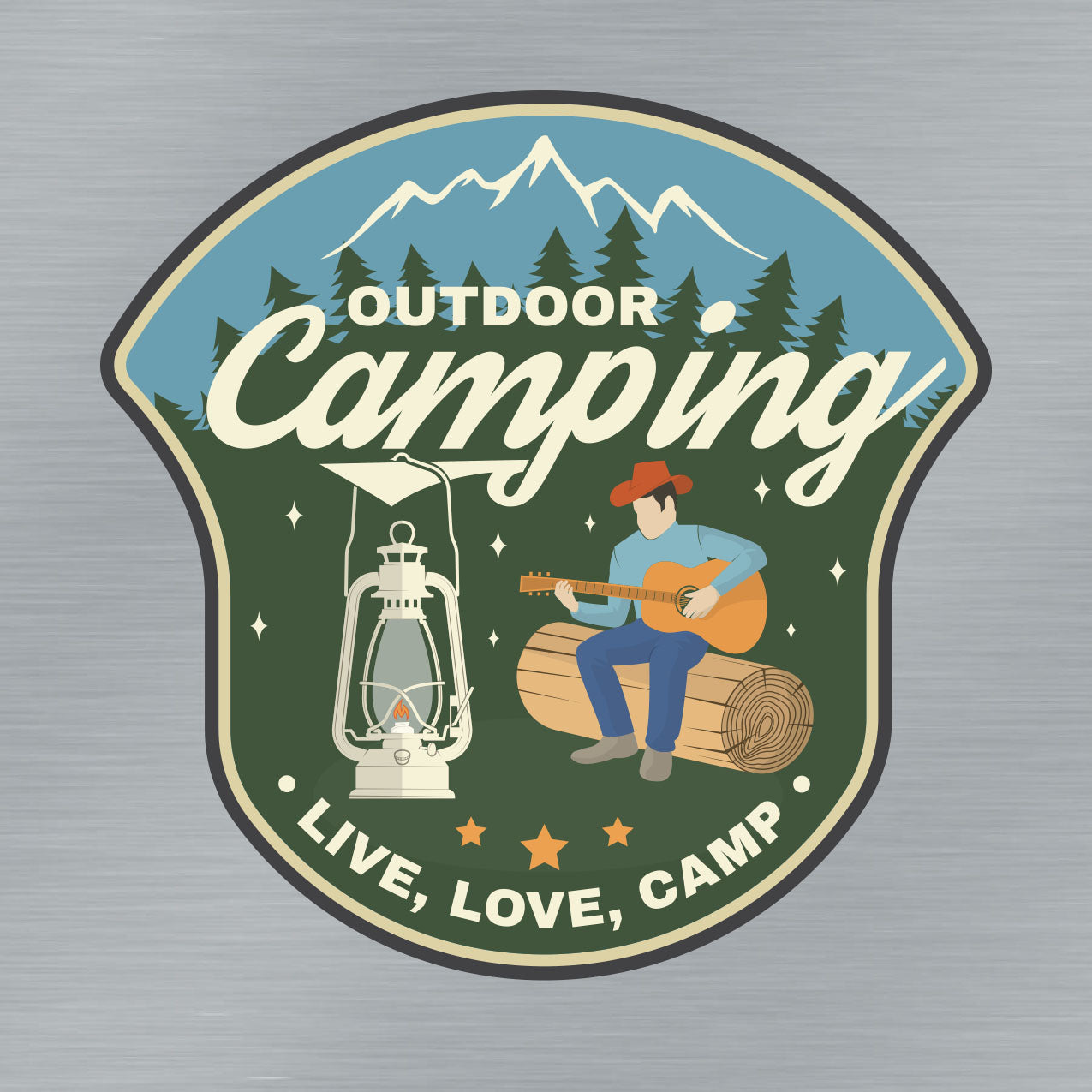 Outdoor Camping Sticker – Colorado Sticker Company