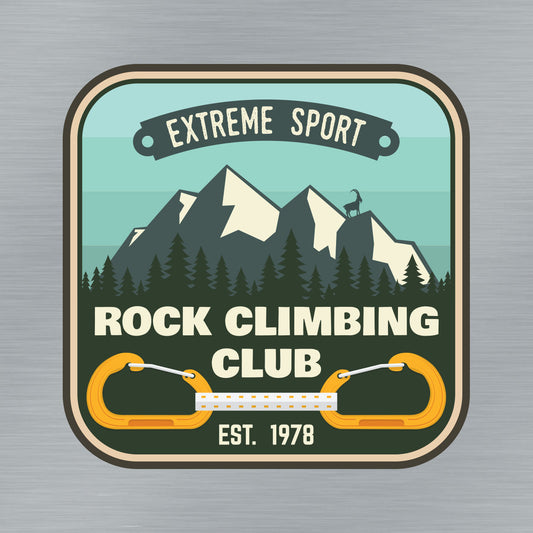 Extreme Sport Climbing Sticker