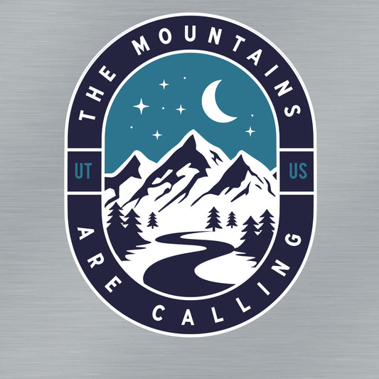 Mountains are Calling Sticker