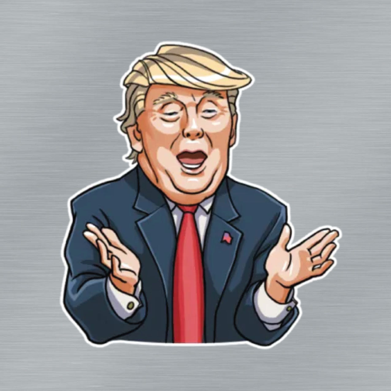 Trump Sticker Point Up Hands up Trump Sticker – Colorado Sticker Company