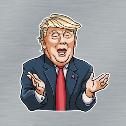 Hands up Trump Sticker